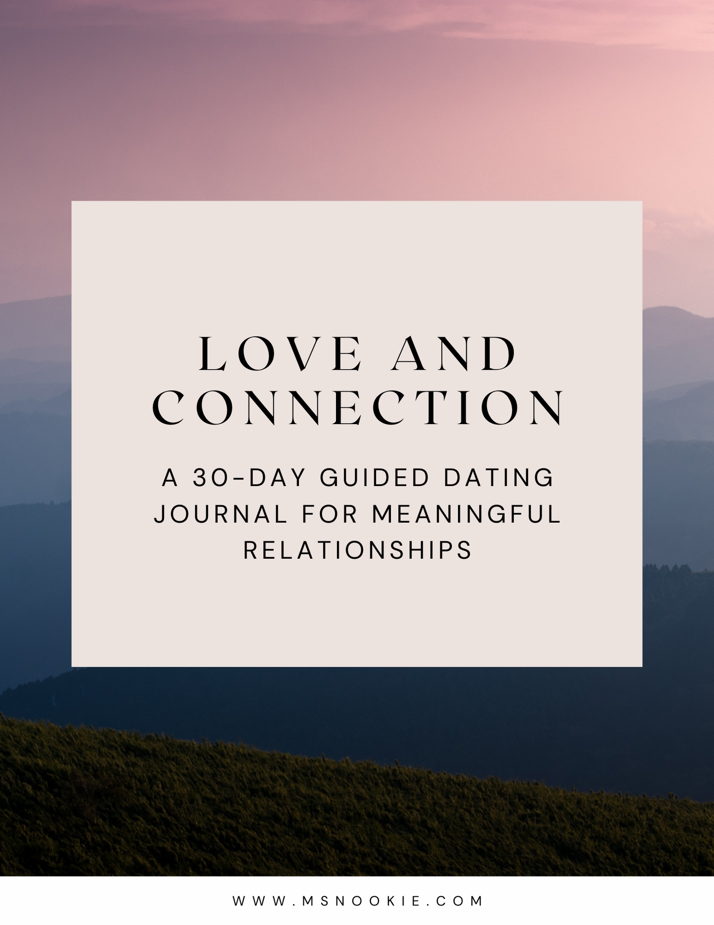 Love and Connection-Singles Planner